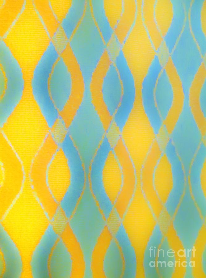 Sky Blue And Gold Pattern Photograph by Tim Townsend