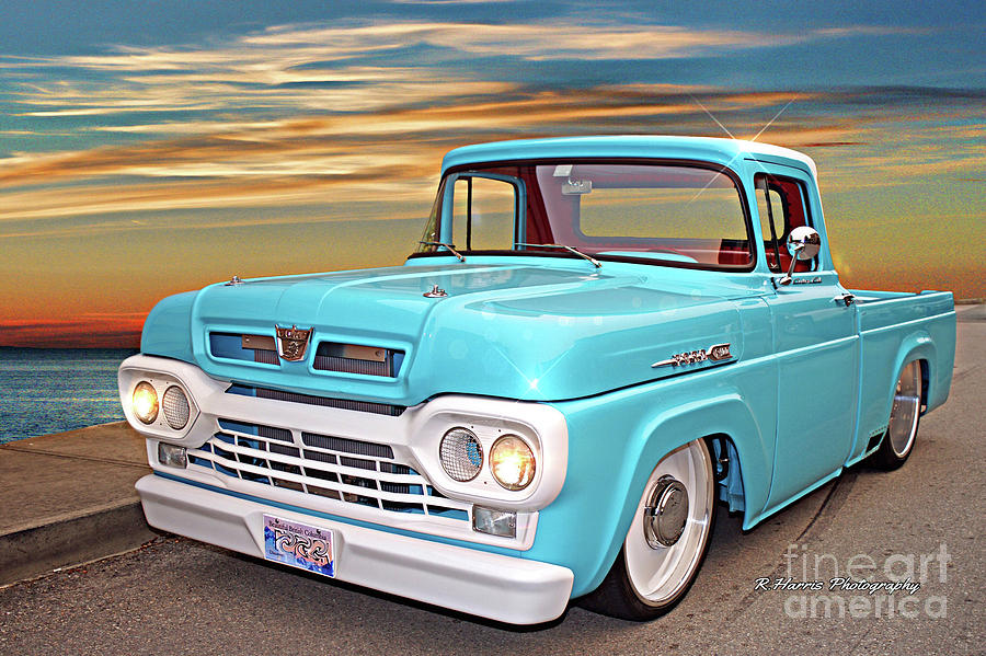 Sky Blue Ford Pickup Photograph by Randy Harris