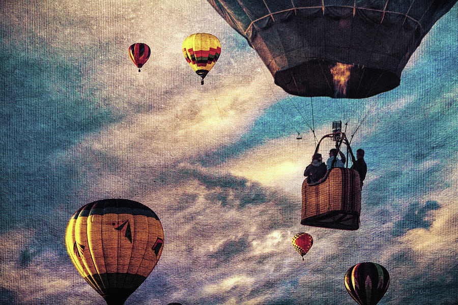 Sky Caravan Hot Air Balloons Photograph