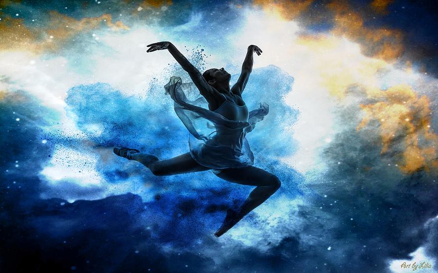 Sky Dancer 1 Digital Art by Lilia D