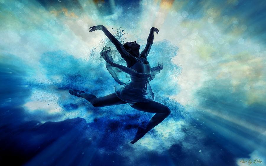 Sky dancer 2 Digital Art by Lilia D