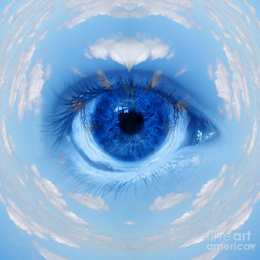 Iris Painting - Sky Eye by Neil Finnemore