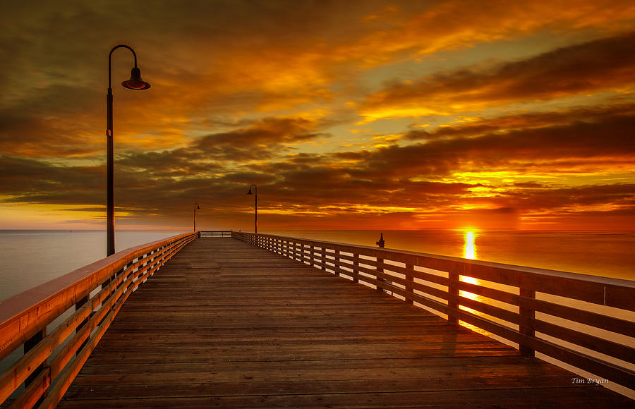 Sunset Photograph - Sky Fire by Tim Bryan