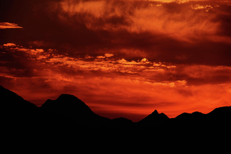 Sky Fire Photograph by Whispering Peaks Photography