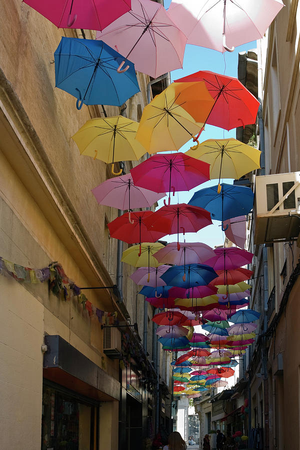 Sky Full of Umbrellas Photograph by Sally Weigand