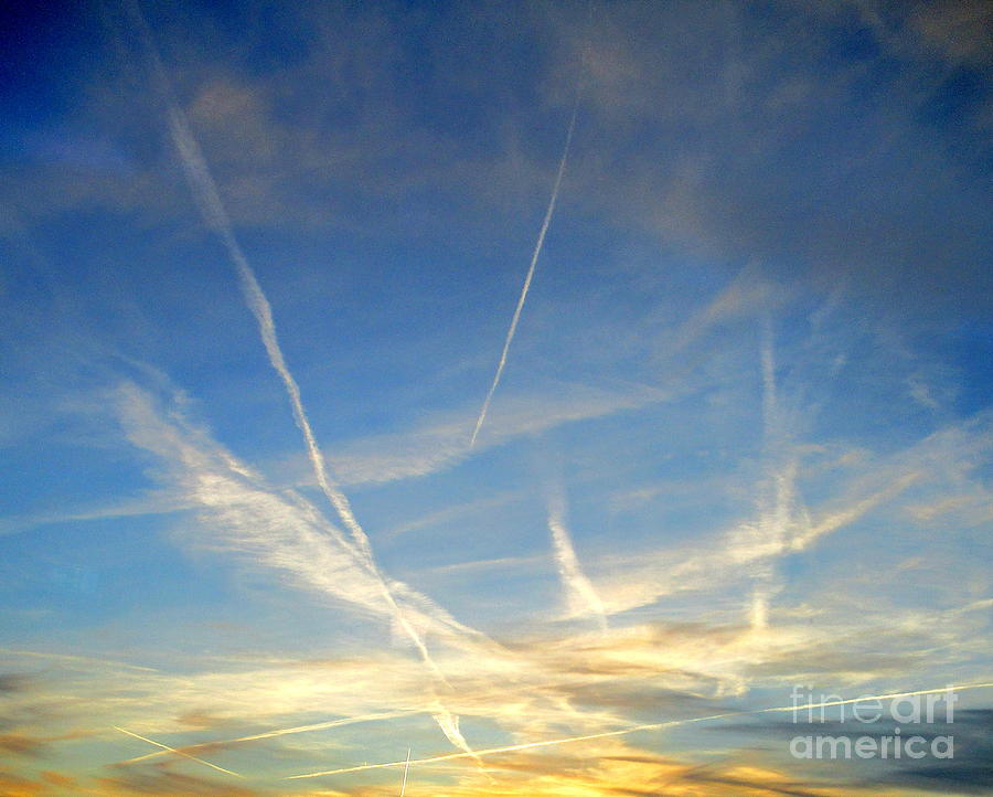 Sky Lines 1 Photograph by Randall Weidner
