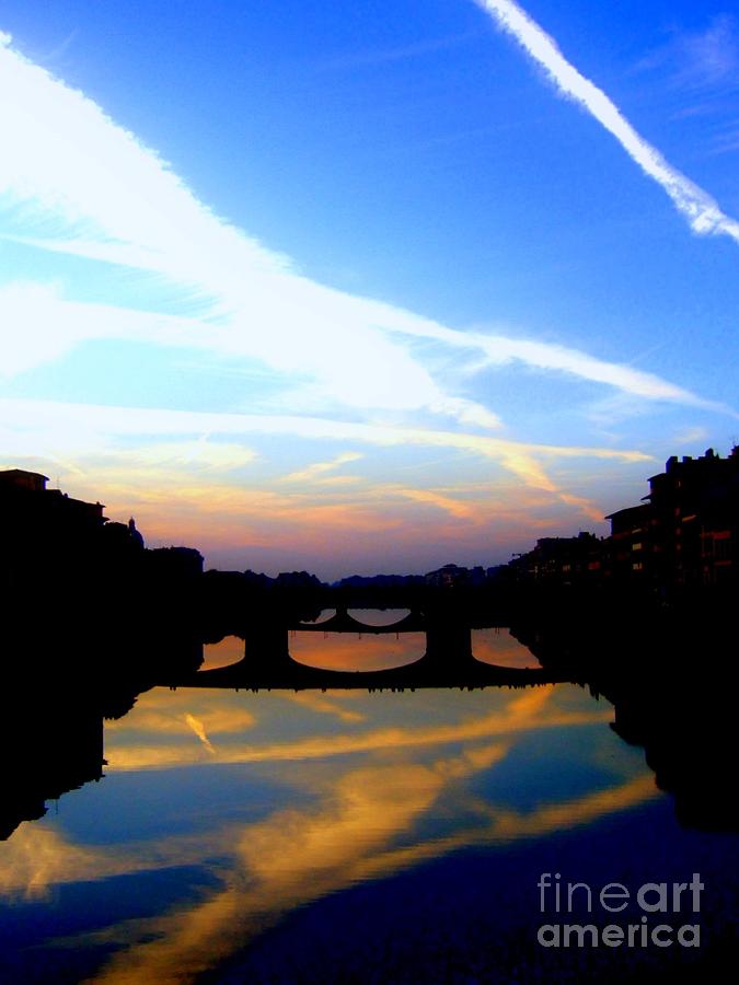 sky magic on Florence Photograph by Kumiko Mayer