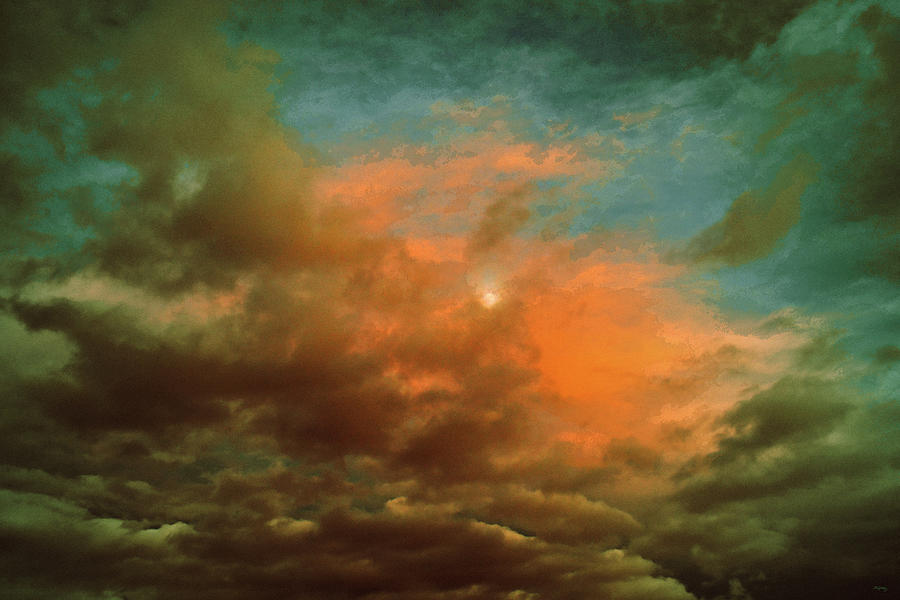 Sky Moods - When The Moons Behind The Clouds Photograph by Glenn McCarthy Art and Photography