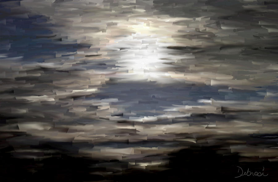 Sky Of Clouds Painting by Deb Rosier
