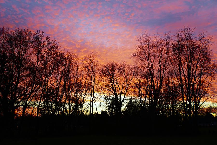 Sky Photograph - Sky Of Fire by Red Cross Sky Photograph - Sky Of Fire by Red Cross