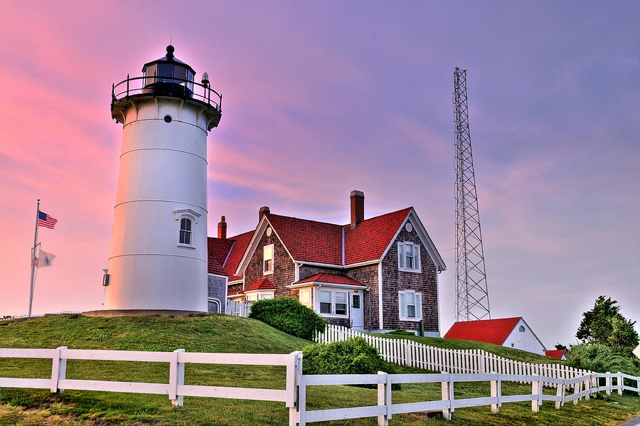 Woods Hole Lighthouse Cape Cod Massachusetts Photograph by Photos by Thom