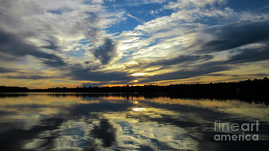 Sky Over Clayton Lake Photograph by Cheryl Baxter