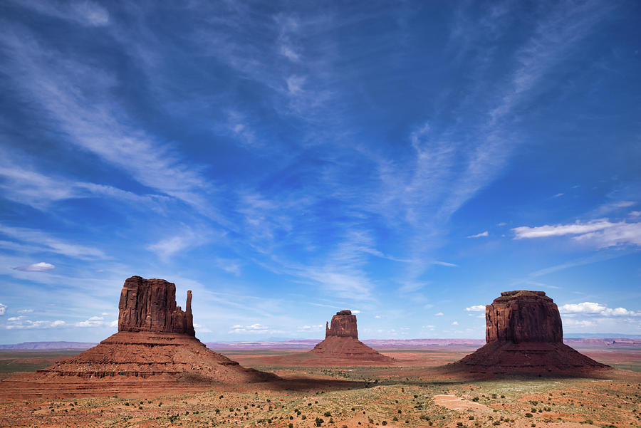 Sky over Monument Valley Photograph by Jerry Fornarotto