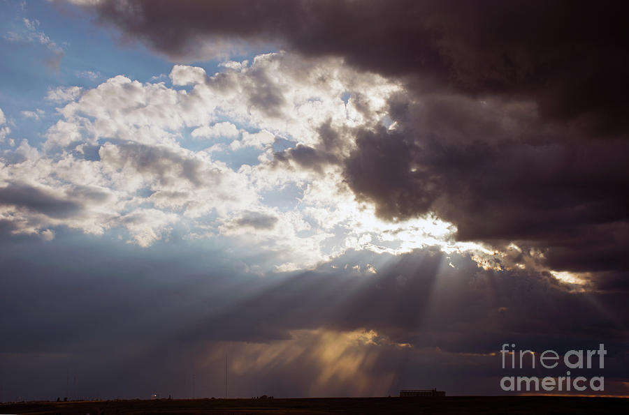 Sky Rays Photograph by Cindy Murphy - NightVisions