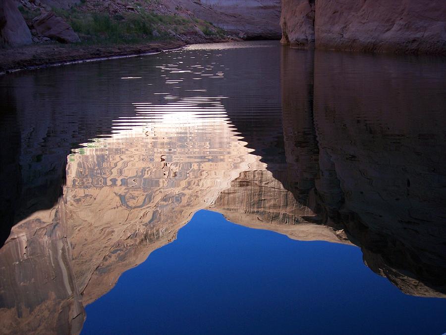 Sky Reflection Davis Canyon Photograph by Adrienne Wilson