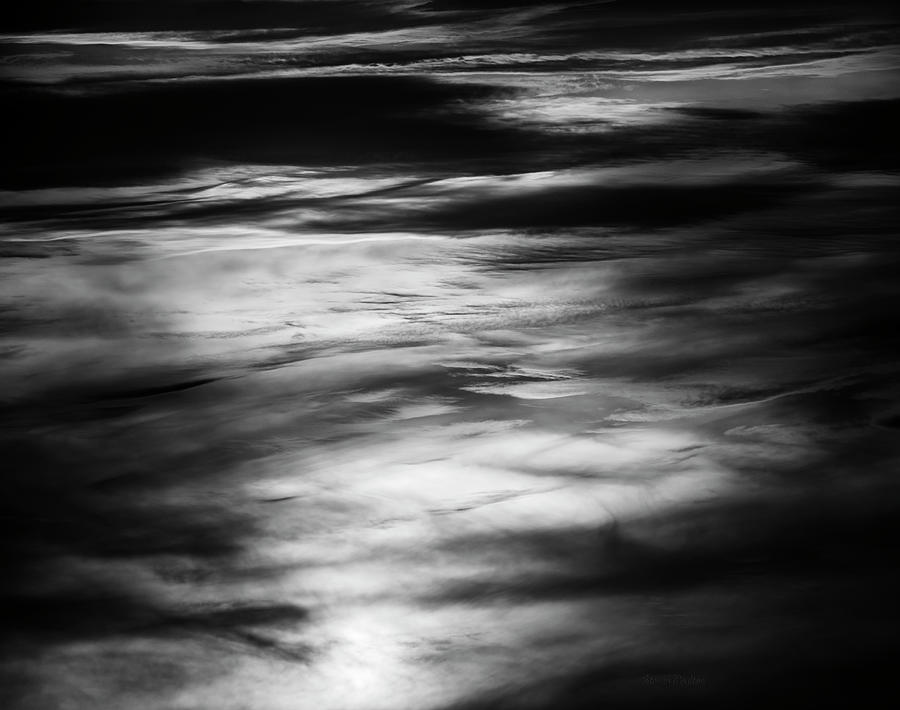 Sky scape by Moonlight Photograph by Steven Poulton