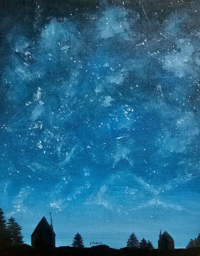 Space Painting - Sky Show by Stephanie Ekwere
