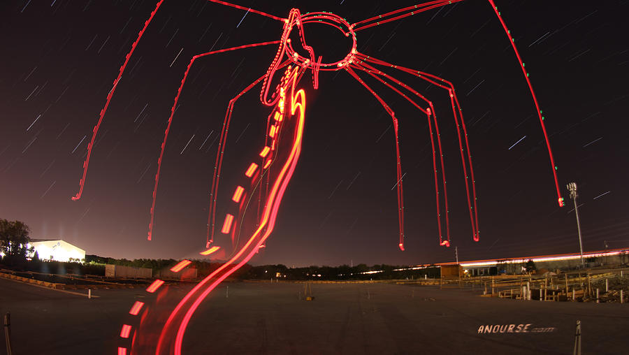 Spider Photograph - Sky Spider by Andrew Nourse
