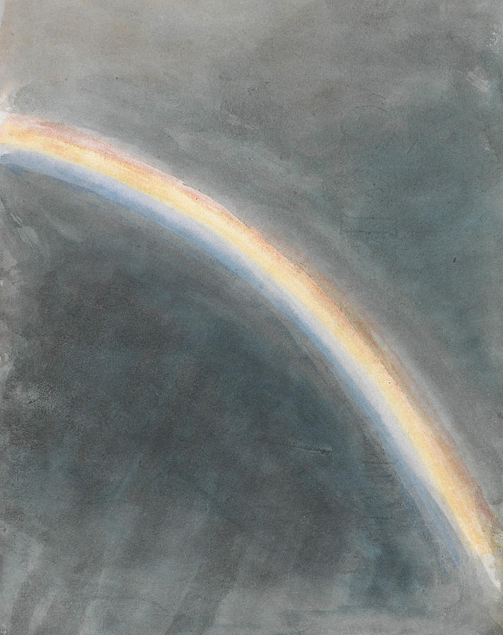 Sky Study with Rainbow Painting by John Constable