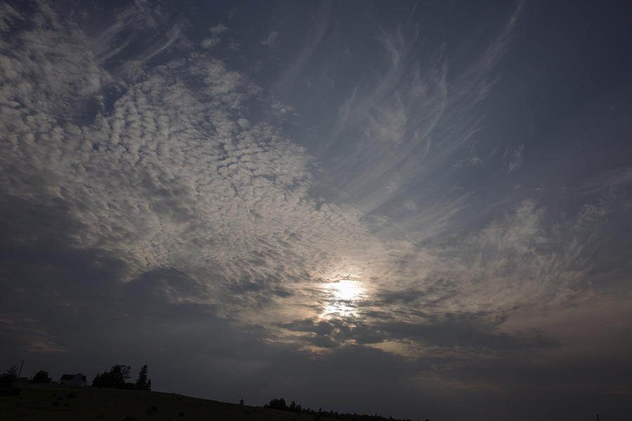 Clouds Photograph - Skydrama1 by Yun Qing Fu