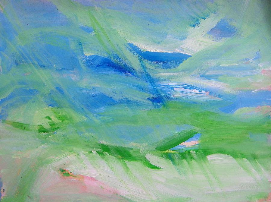 Abstract Painting - Skyland by Judith Redman