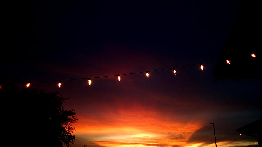 Sunset Photograph - Skylights by David Weeks
