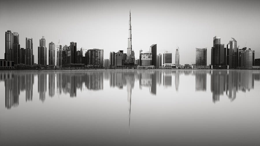 Skyline - Burj Khalifa Photograph by Ronny Behnert | Fine Art America