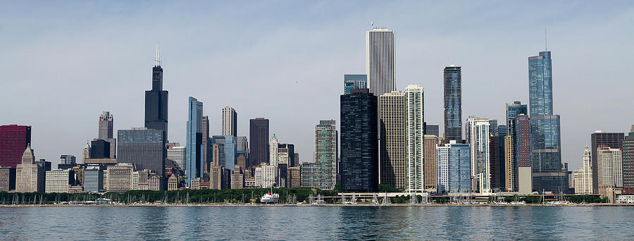 Chicago Photograph - Skyline Chicago by D Plinth