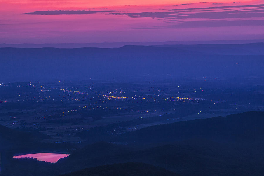 Shenandoah National Park Photograph - Skyline Drive Sunset by Andrew Soundarajan