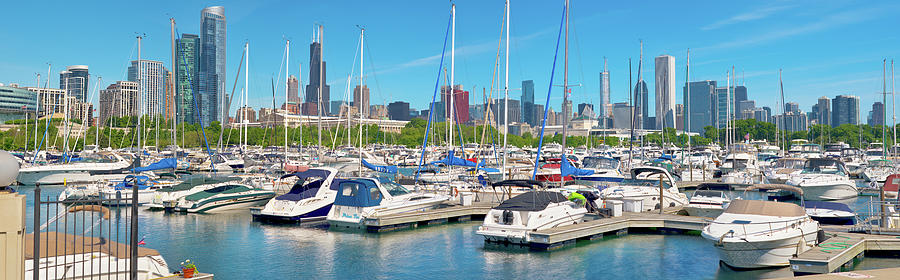 Skyline Harbor pano Photograph by Kevin Eatinger