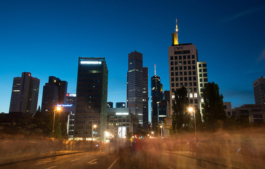 Skyline of Frankfurt city Photograph by Michalakis Ppalis