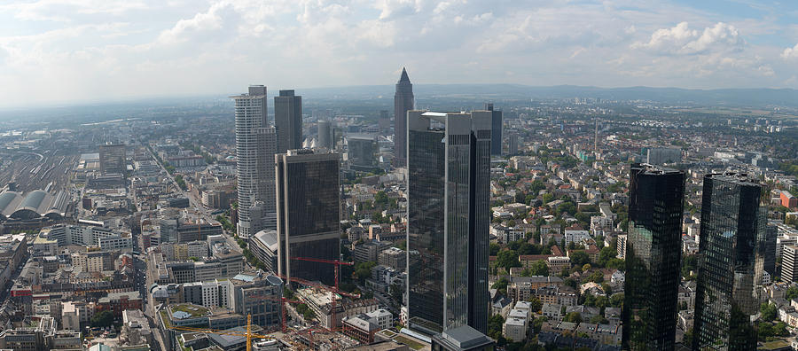 Skyline of Frankfurt in Germany Photograph by Michalakis Ppalis