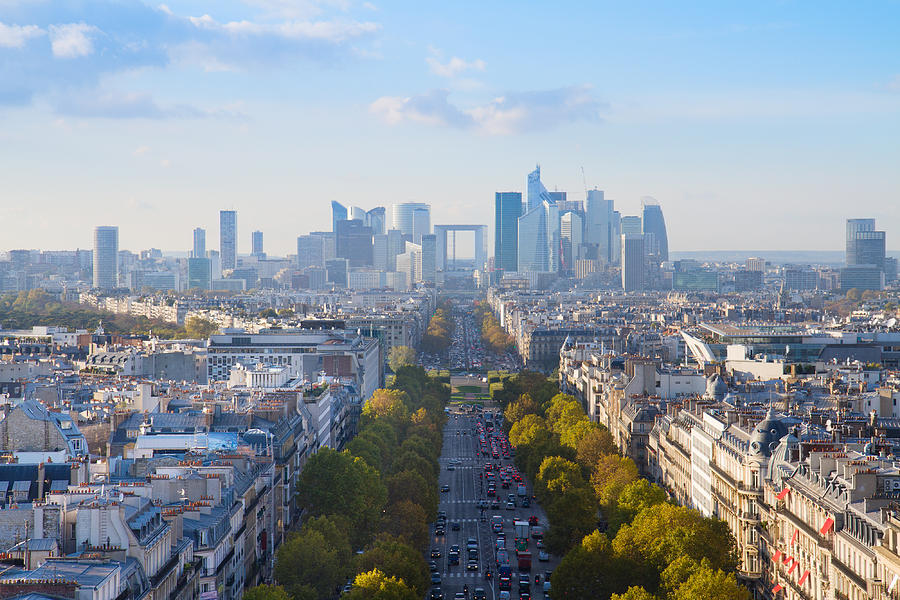 Skyline Of Paris Photograph