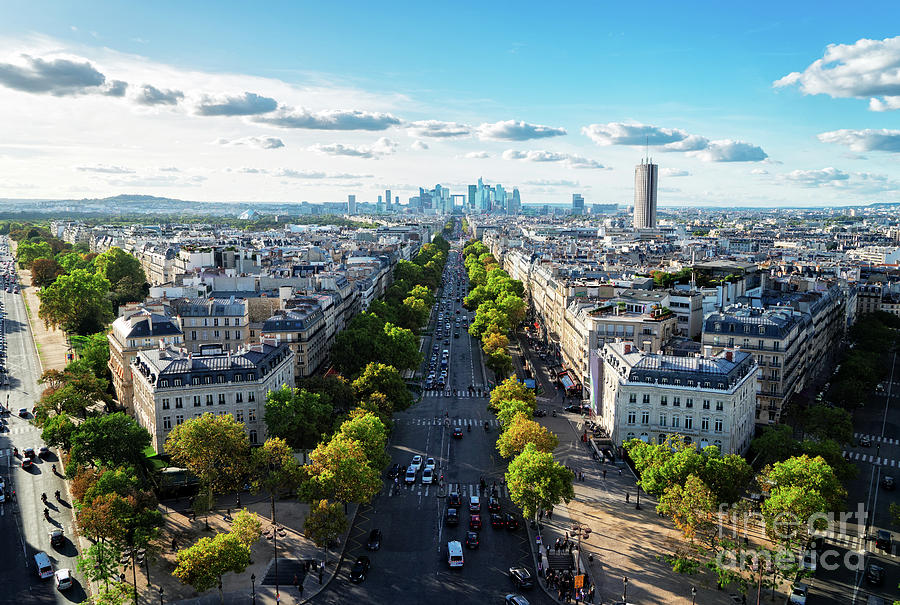 Skyline Of Paris, France Photograph