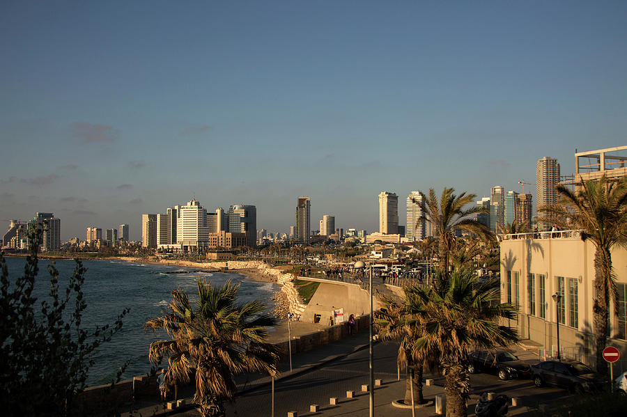 Skyline Of Tel Aviv At Sunset In May Photograph By Adriana Zoon