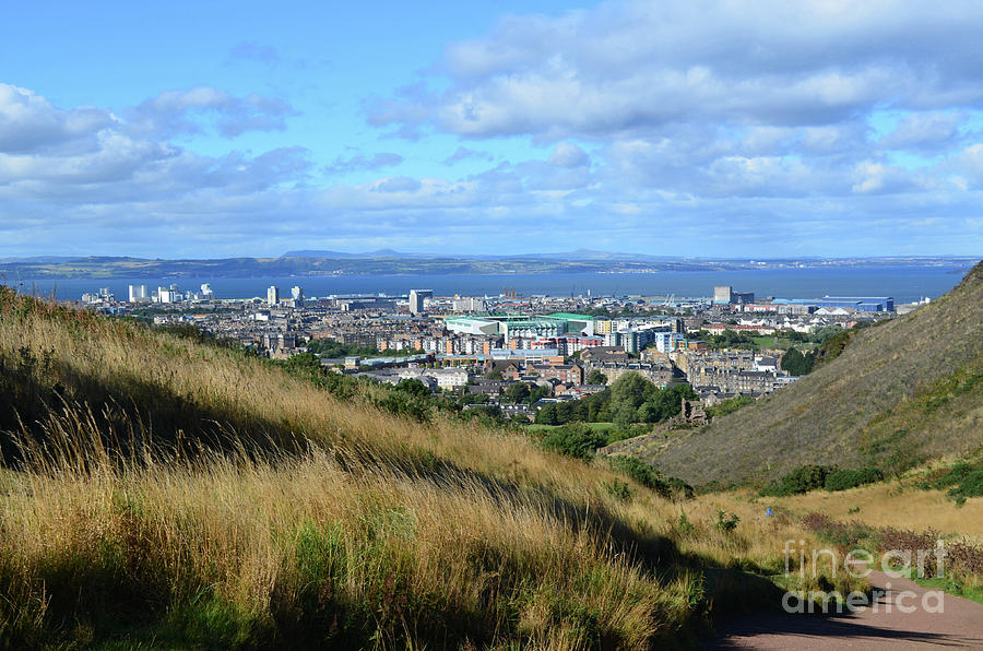 Skyline of the City of Edinburgh Scotland  Photograph by DejaVu Designs