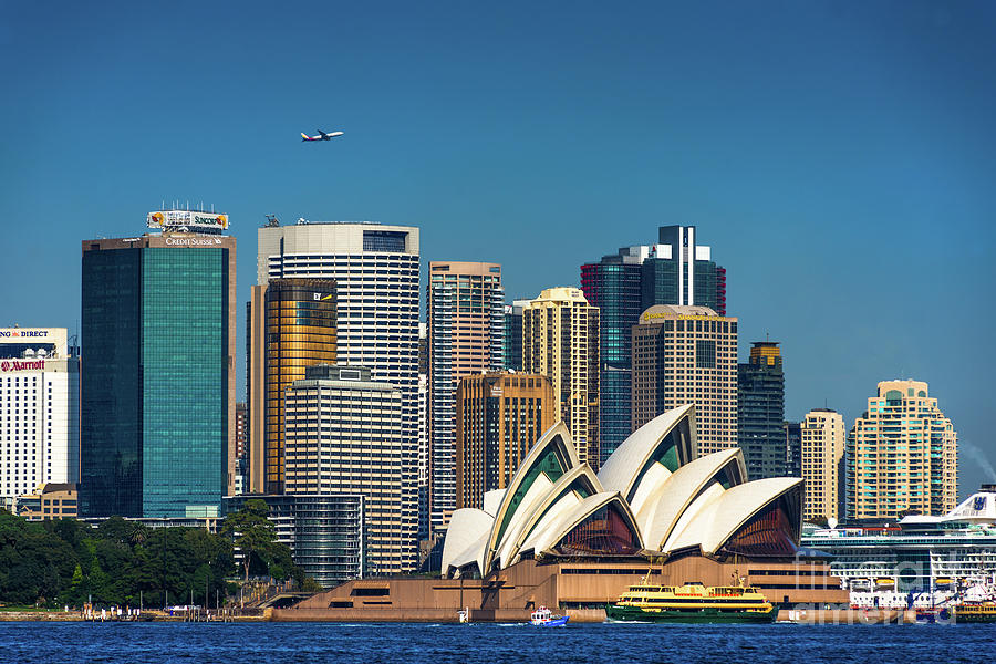 Sydney Skyline OZ Photograph by Andrew Michael
