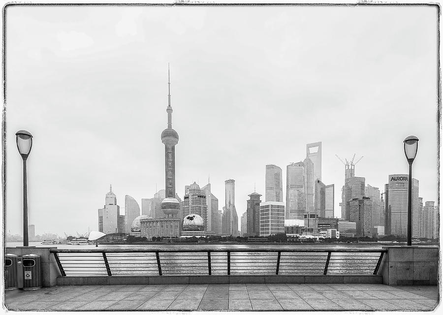 Skyline shanghai Photograph by Usha Peddamatham