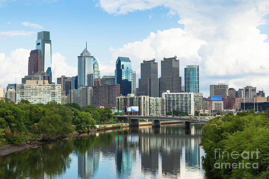 Skyline View Of Philadelphia, Pennsylvania Photograph