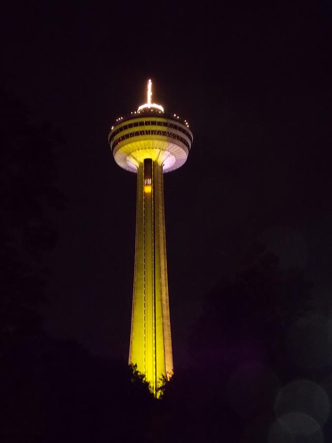 Skylon Tower at Night 1 Photograph by Nina Kindred