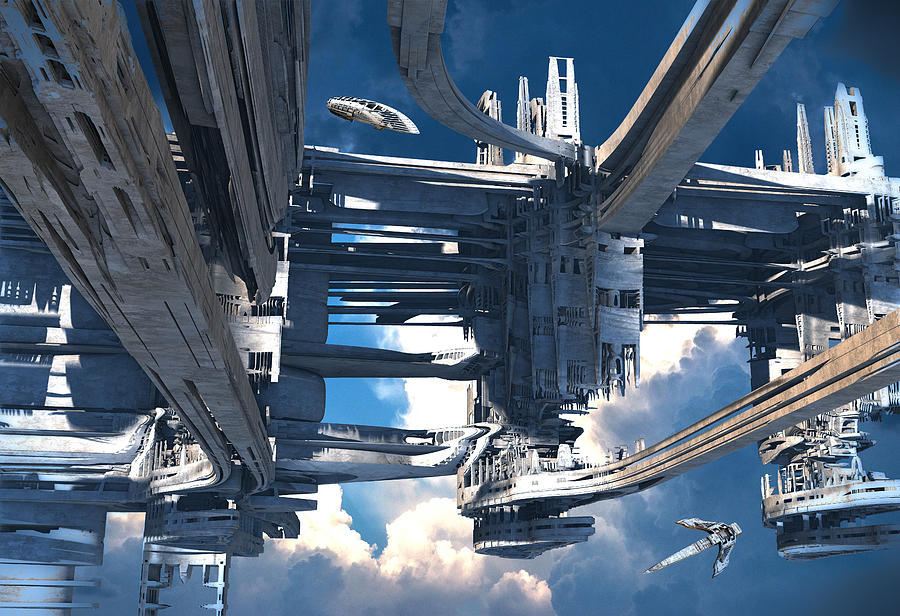 Skyport Alpha Digital Art by Hal Tenny