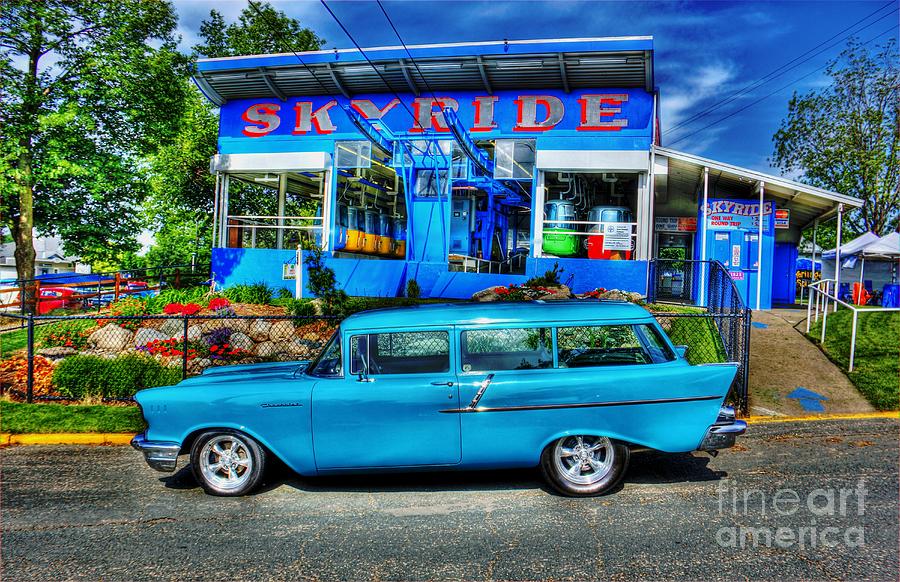 Skyride Photograph by Perry Webster