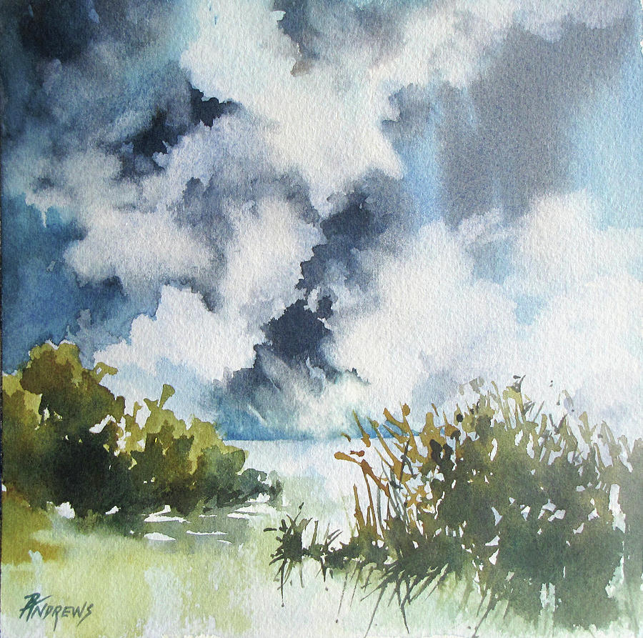 Skyscape 11 Painting by Rae Andrews