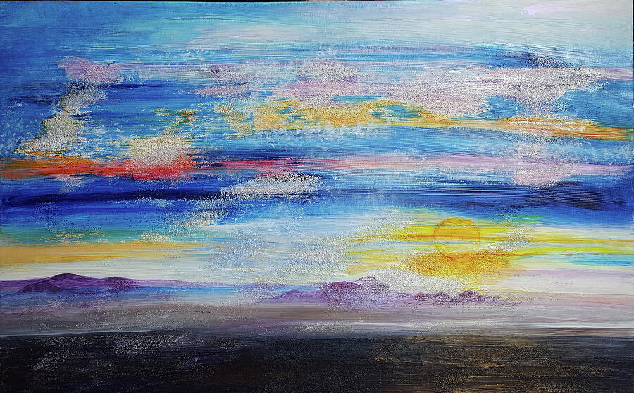 Skyscape Painting by Diana Hrabosky