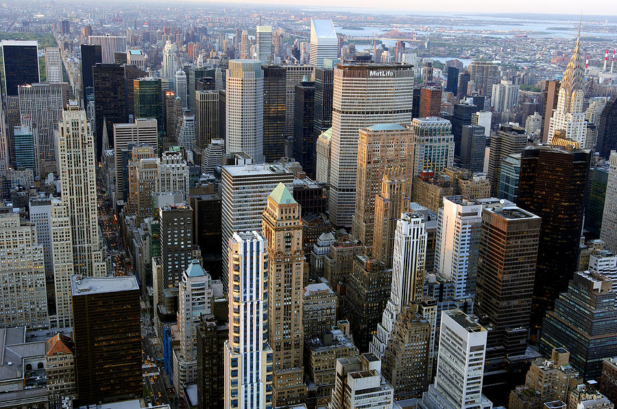 New York City Photograph - Skyscrapers, Manhattan, New York, Usa by Jeremy Walker