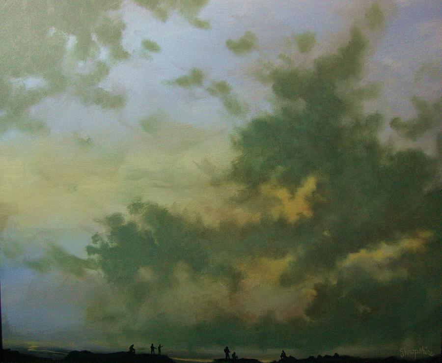 Skywatch Painting by Tom Shropshire