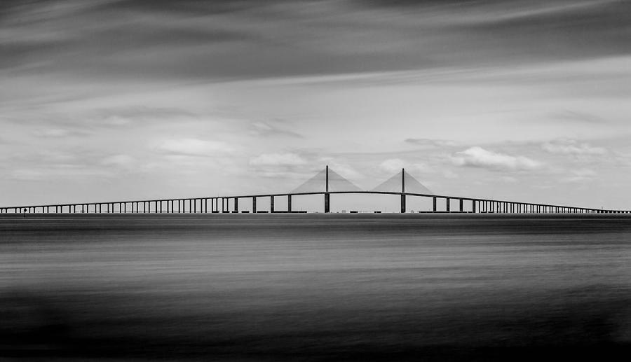 Skyway Bridge Photograph by Charles Aitken