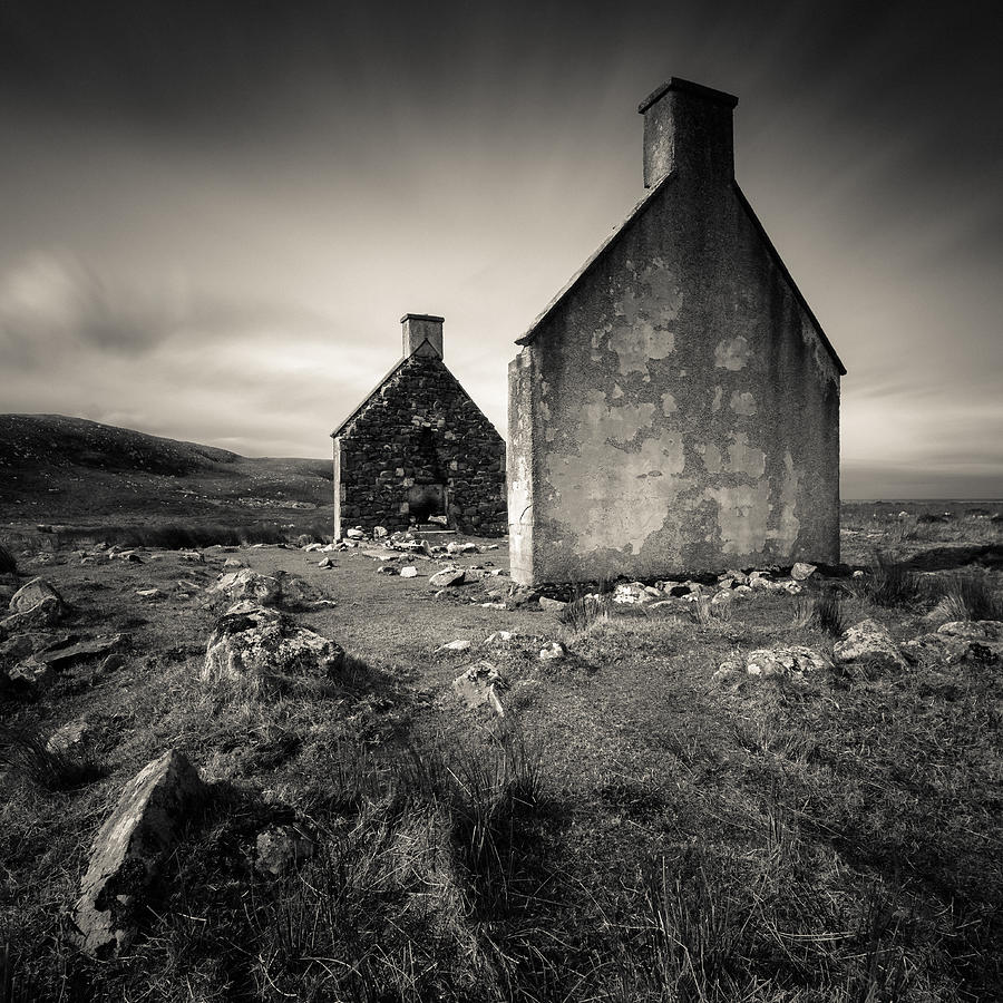 Architecture Photograph - Slaggan Ruins by Dave Bowman