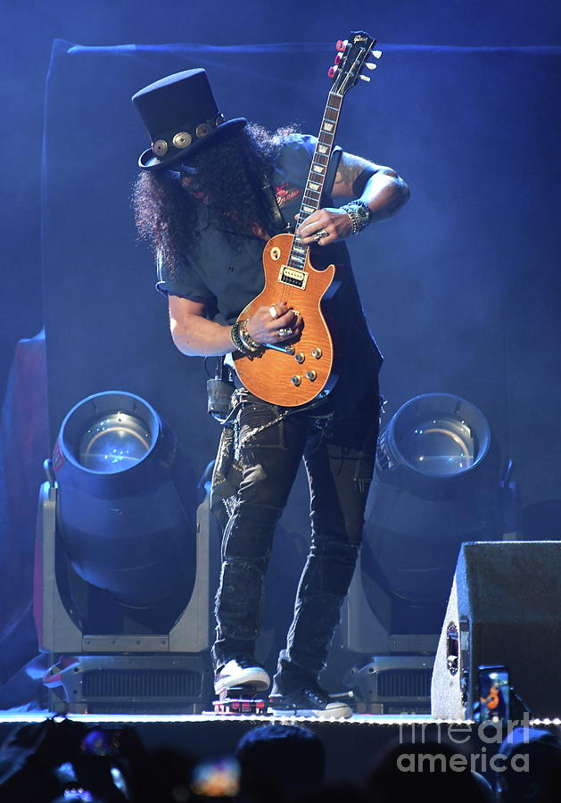 Slash Photograph - Slash - Guns N Roses by Concert Photos