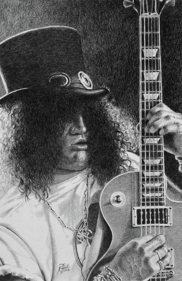 Slash Drawing by Ryan Hill